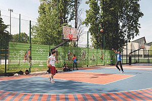 Terrain de basket, Ladoumègue (18e).