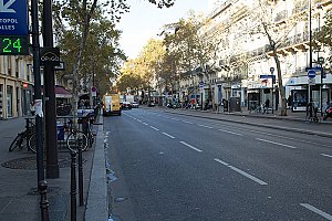 Boulevard Sébastopol avant travaux