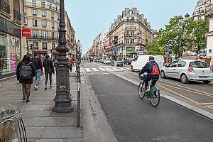 Rue de Rivoli après travaux